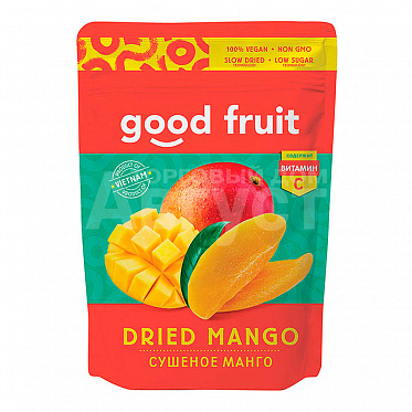 Манго Good Fruit сушеное, 100 г