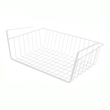 Полка SHV-24-1 большая телескопическая подвесная 48*24,5*14 см, металл, белый