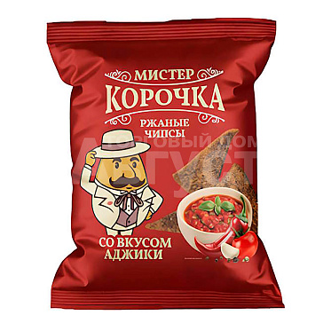Чипсы MultiChips Мистер Корочка, ржаные, со вкусом аджики, 70 г