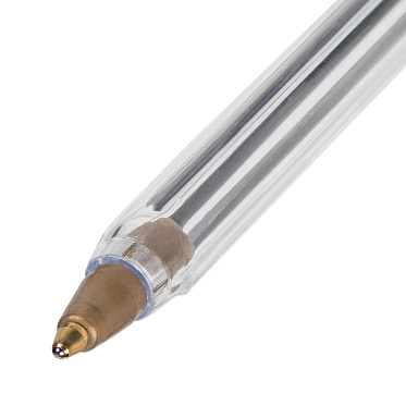 Ручка 143758 шариковая STAFF Basic Budget BP-02 0.5мм, синяя