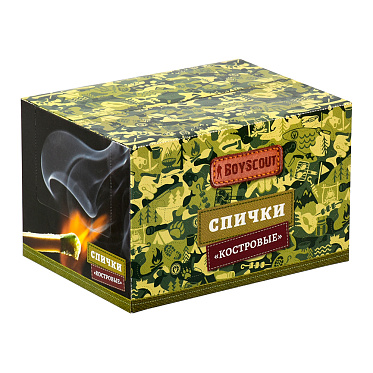 Спички Boyscout Костровые 90 мм, 30 шт