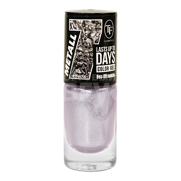 Лак для ногтей Triumf Color Gel Metall Благородная платина, тон 337, 8 мл