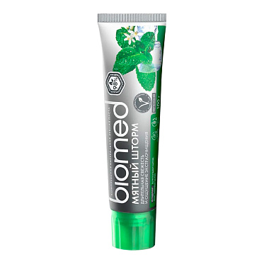 Зубная паста BioMed Мятный шторм, 100 г