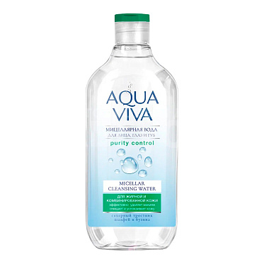 Мицеллярная вода Agua Viva для жирной и комбинированной кожи, 300 мл