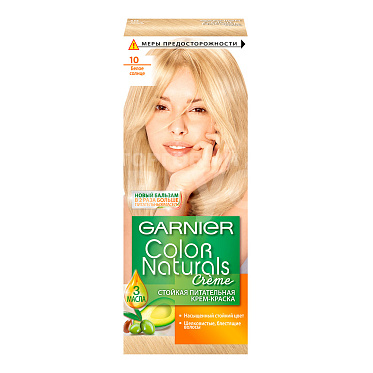 Краска для волос Garnier Color Naturals тон 10, Белое солнце