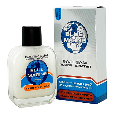 Бальзам после бритья Blue Marine смягчающий, мужской, 100 мл