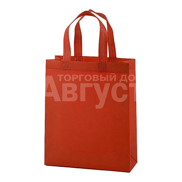 Сумка SHP-05 хозяйственная, нетканная, цвет: красный 30*38 см