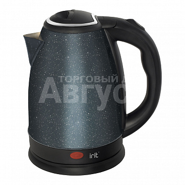 Чайник Irit IR-1355 электрический,корпус из нержавеющей стали, 1500 Вт, металл, пластик, серый, 2 л