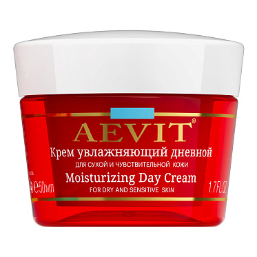 Крем для лица AEVIT Увлажняющий дневной для сухой и чувствительной кожи, 50 мл
