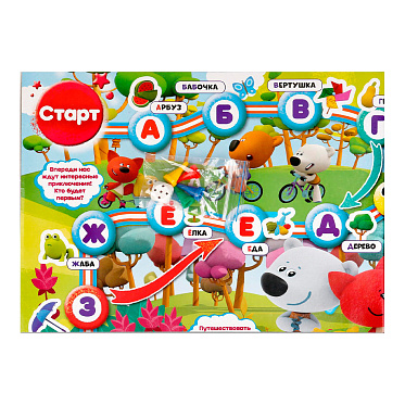 Настольная игра Умные игры 4690590182659 Азбука. Ми-Ми-Мишки, игра-ходилка в блистере