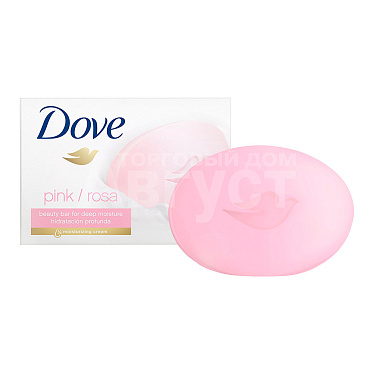 Крем-мыло туалетное Dove Pink для нежной гладкой кожи, 90 г