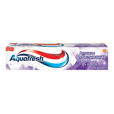 Зубная паста Aquafresh активное отбеливание, 100 мл