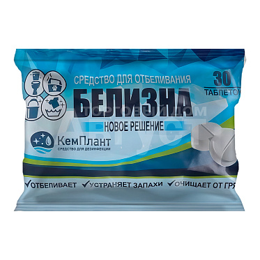 Чистящее средство универсальное Белизна Новое решение, таблетка, 30 шт