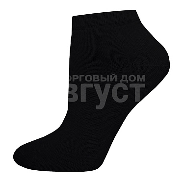 Носки женские Брест 20С1233 000 укороченные, без рисунка, размер 23, черный