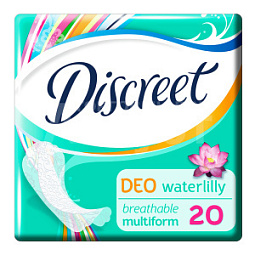 Прокладки ежедневные Discreet Alldays Deo Водяная лилия, 20 шт