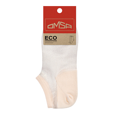 Носки женские Omsa ECO 251 суперукороченные, размер 35-38, Creme