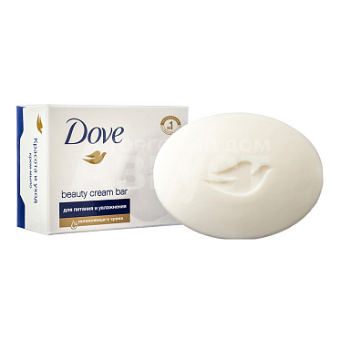 Крем-мыло Dove красота и уход белое, 90 г