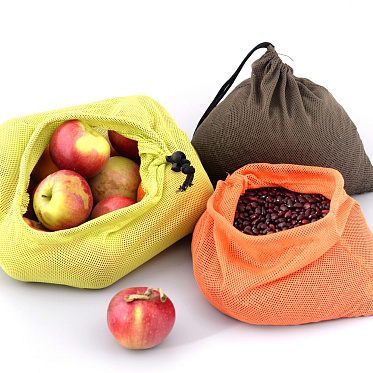 Мешок-сетка МТ4-24 для хранения продуктов дома, 30*34 см, полиэстер, в ассортименте