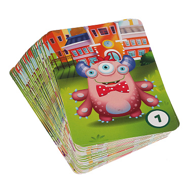 Настольная игра Умные игры 4630115527268 Мемо, Монстрики, тренируем память,50 карточек