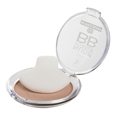 Пудра компактная Triumf Nude BB Powder, теплый натуральный, тон 06
