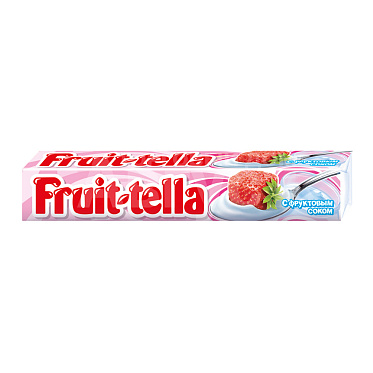 Жевательные конфеты Fruit-tella со вкусом клубничного йогурта  41г