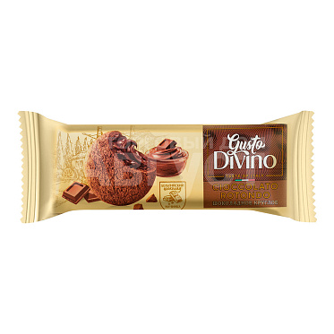 Печенье GUSTO DIVINO сдобное шоколадное круглое, 130 г