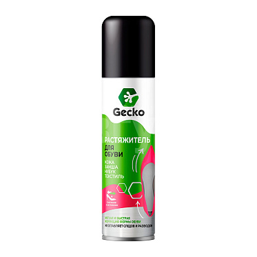 Средство для обуви Gecko растяжитель, спрей, 150 мл