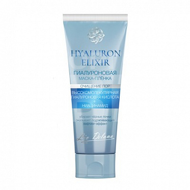 Маска для лица Liv Delano Hyaluron Elixir пленка Гиалуроновая 75 мл