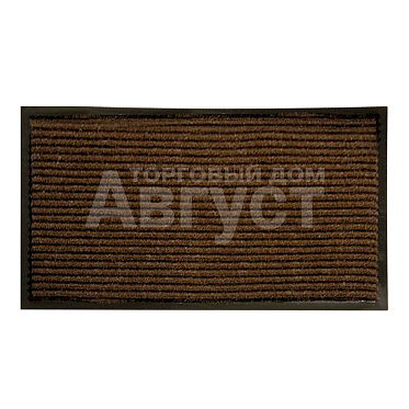 Коврик дверной 5883 Стандарт влаговпитывающий, ребристый 60*90 см, коричневый