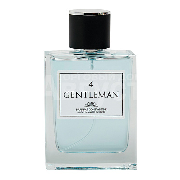 Туалетная вода Gentleman №4 древесный, водный аромат, мужская, 100 мл