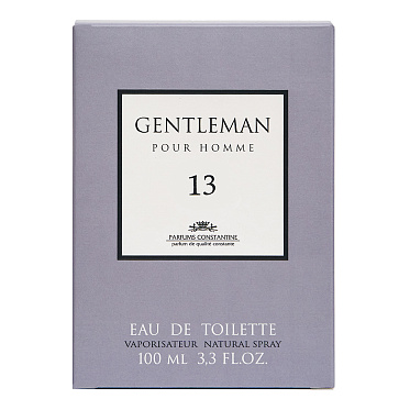 Туалетная вода Gentleman №13 водный аромат, мужская, 100 мл