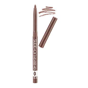 Карандаш для губ Triumf Slide-on eye liner автоматический, какао, тон 40