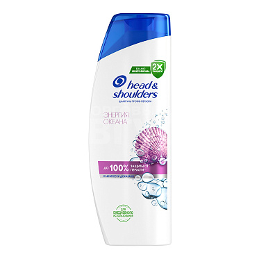 Шампунь Head & Shoulders Энергия океана, мужской, 360 мл