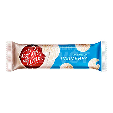 Батончик BonTime нуга со вкусом пломбира, 20 г