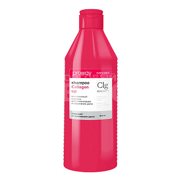 Шампунь Concept ProWay Collagen Up стабилизации и сохранения цвета, 400 мл