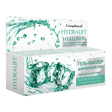 Гель-филлер для контура глаз Compliment Hydralift Hyaluron глубокого действия, 25 мл