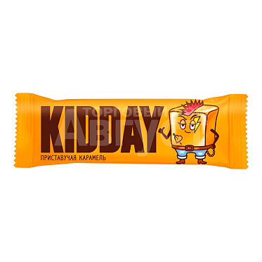 Шоколадный батончик Kidday с карамелью глазированный, 40 г