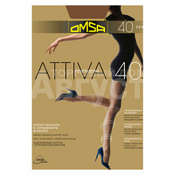 Колготки Omsa Attiva 40 den, размер 3, daino (загар)