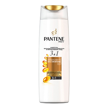 Шампунь Pantene Pro-V 3в1 интенсивное восстановление, женский, 360 мл