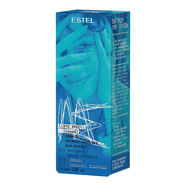 Бальзам-пигмент для волос ESTEL ME Это Ярко, Синий, 150 мл