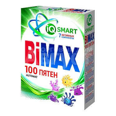 Стиральный порошок Bimax 100 пятен, для ручной стирки, 400 г