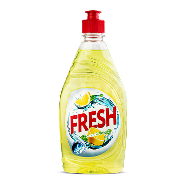 Средство для мытья посуды Fresh сочный лимон, 450 мл