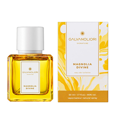 Туалетная вода Galvanoliori Signature Magnolia Divin, аромат-букет цветов, женская, 50 мл