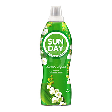 Кондиционер для белья Sunday Свежесть ландыша, 1 л