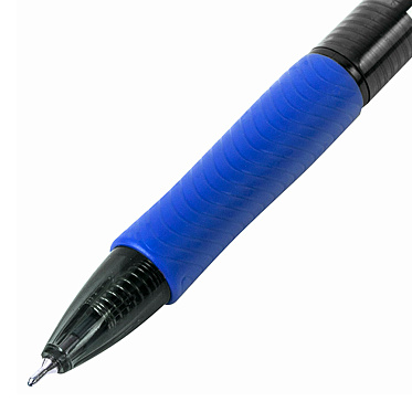 Ручка-автомат Brauberg 144210 Office Style шариковая,толщина линии 0,35мм, синяя