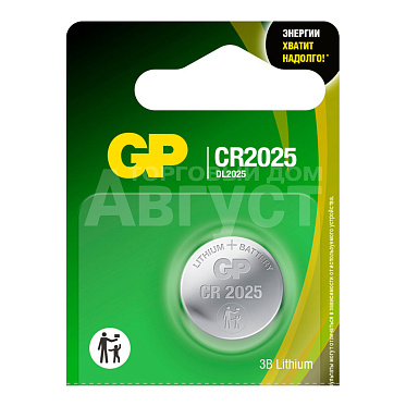 Батарейка Greenini Professional Lithium CR2025, отрывной блистер, 1 шт