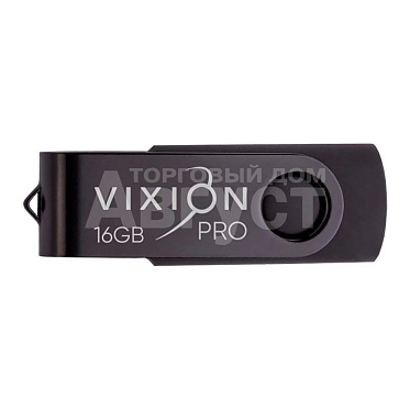 Флеш-накопитель Vixion GS-00035488 16Гб USB 2.0, черный