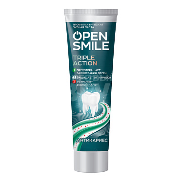 Зубная паста Open Smile Антикариес, 50 г