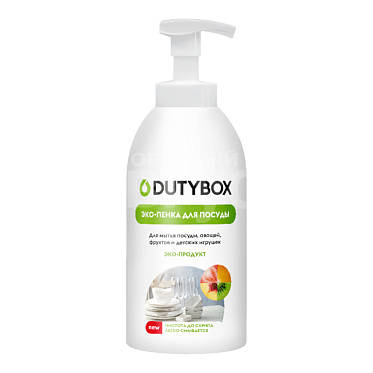 Средство для мытья посуды Dutybox овощей и фруктов, Эко - пенка, 500 мл