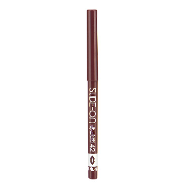 Карандаш для губ Triumf Slide-on eye liner автоматический, сливовый, тон 42